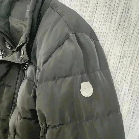 Jared Lang Down Men's L Puffer Coat Full Zip/ Button - Picture 3 of 10